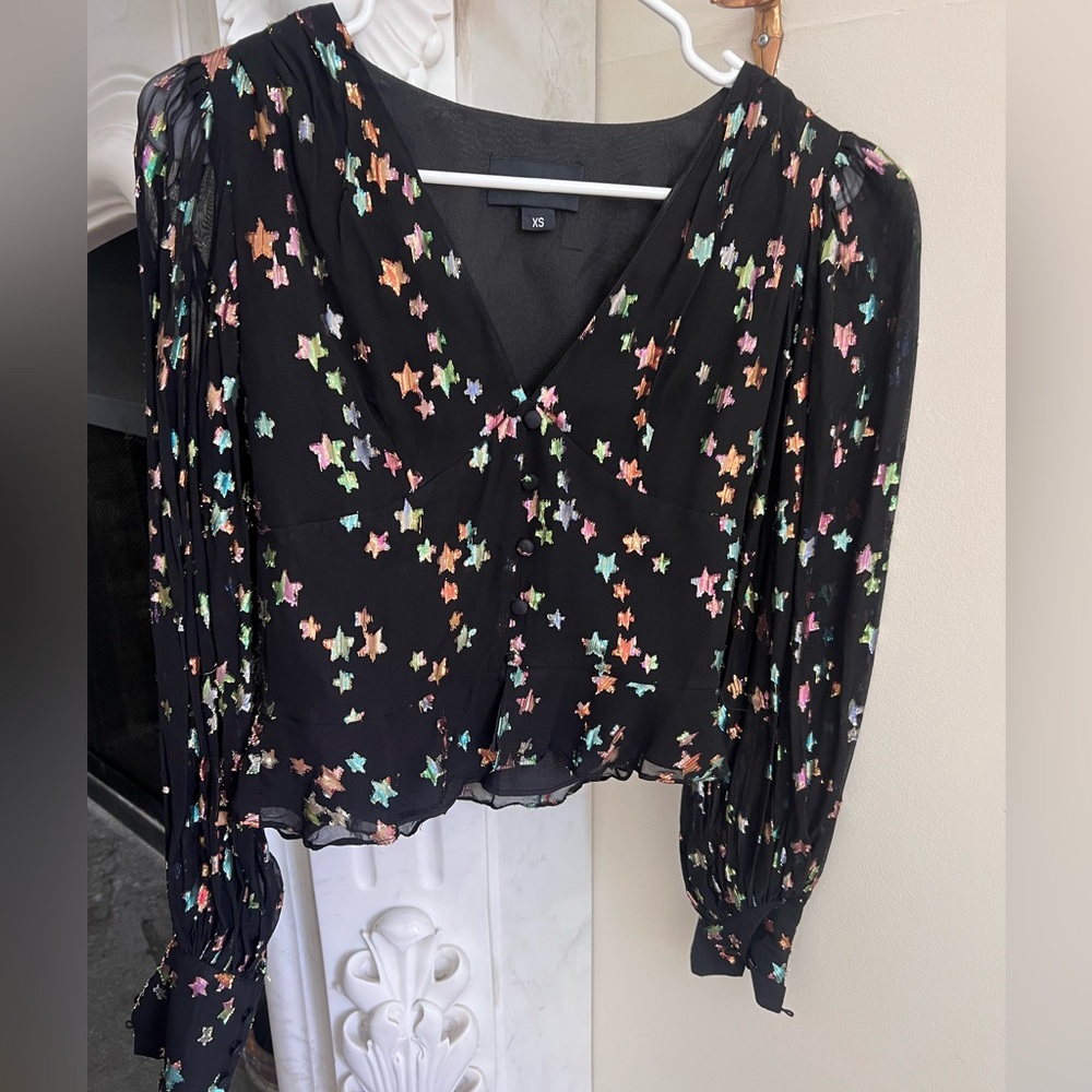 Yumi Kim Starry night black jodi top size xs